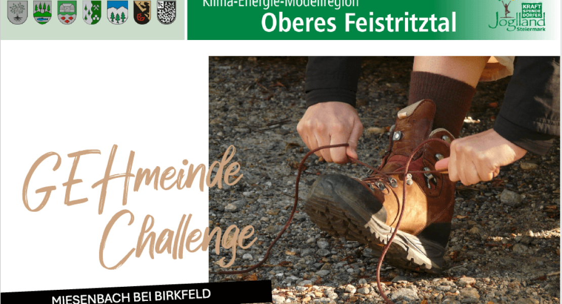 Mobilitätswoche – GEHmeinde Challenge in Miesenbach