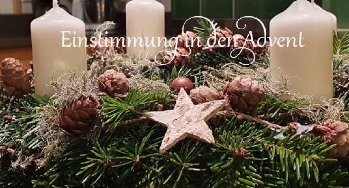 Adventkranzbinden mit den Bäuerinnen