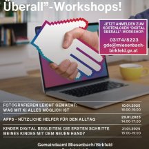 Kostenfreie Workshops „Digital überall“