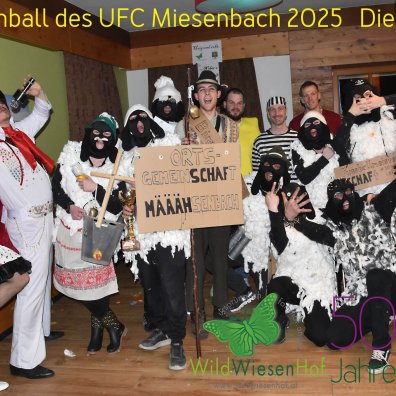 Der Maskenball des UFC Miesenbach 2025 war tierisch gut besucht!