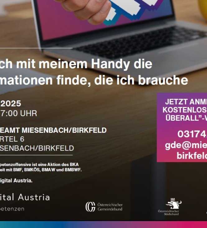 Kostenfreier Workshop „Wie ich mit meinem Handy die Informationen finde, die ich brauche“