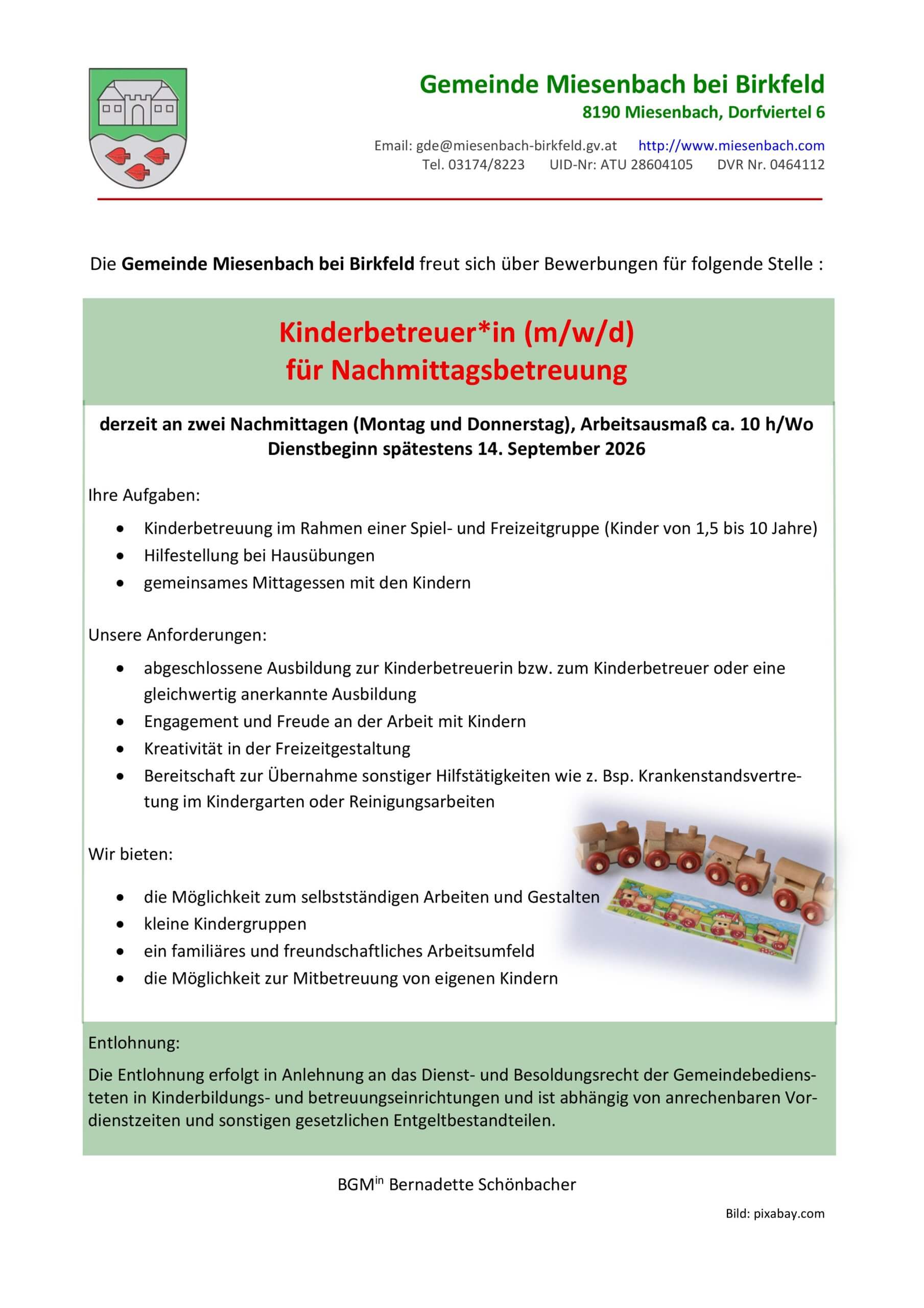 Kinderbetreuer*in (m/w/d)